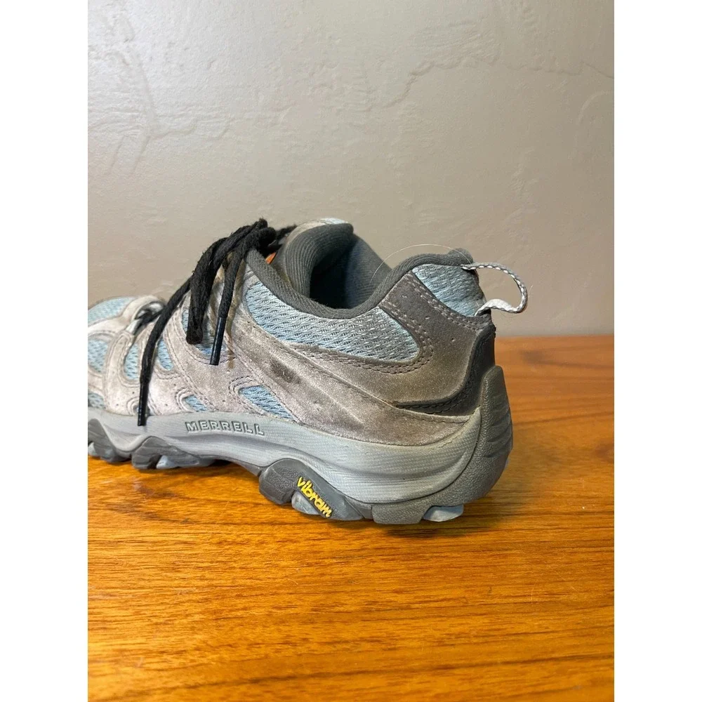 Merrell Moab 2 Hiking Shoes Womens 7.5 Blue Brown All Terrain Outdoor Trail